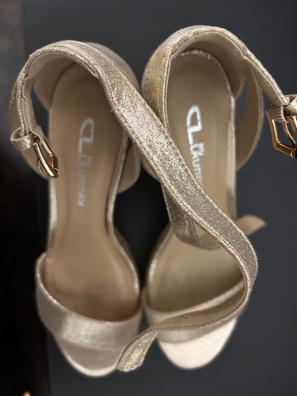 CL by Chinese Laundry Women's Go On Platform Dress Sandal, Light Gold, 7 M US